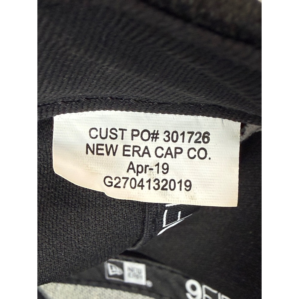 PXG New Era 9FIFTY Golf Hat Black Heather Adjustable Circle Logo "BW" Cap OSFM - Picture 11 of 13